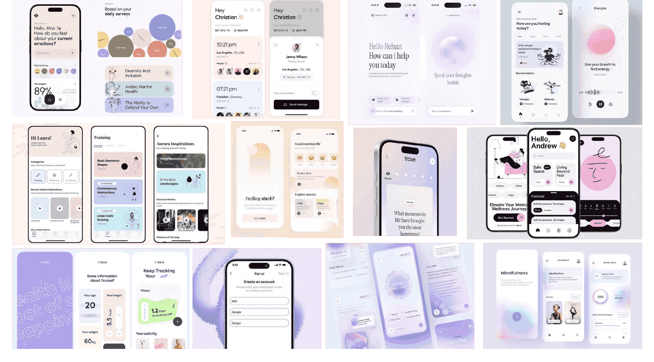 Client moodboard